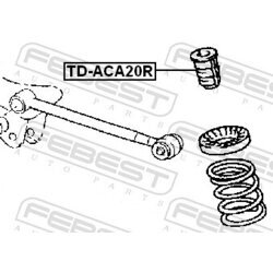 Doraz odpruženia FEBEST TD-ACA20R - obr. 1