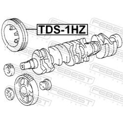 Remenica kľukového hriadeľa FEBEST TDS-1HZ - obr. 1