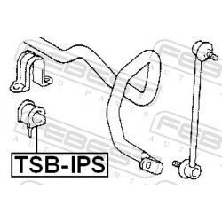 Uloženie priečneho stabilizátora FEBEST TSB-IPS - obr. 1