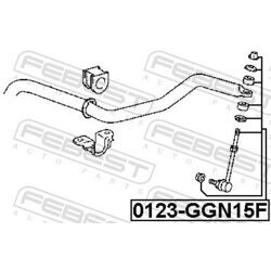 Tyč/Vzpera stabilizátora FEBEST 0123-GGN15F - obr. 1
