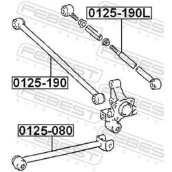 Rameno zavesenia kolies FEBEST 0125-190 - obr. 1