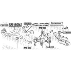 Rameno zavesenia kolies FEBEST 0125-ASV70UPRL - obr. 1