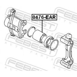 Piest brzdového strmeňa FEBEST 0476-EAR - obr. 1