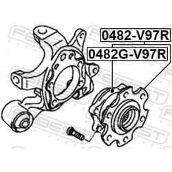 Náboj kolesa FEBEST 0482G-V97R - obr. 1