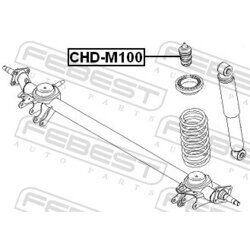 Doraz odpruženia FEBEST CHD-M100 - obr. 1