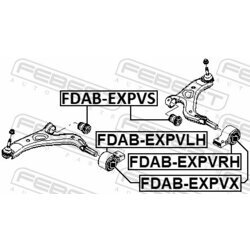 Uloženie riadenia FEBEST FDAB-EXPVX - obr. 1