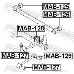 Uloženie riadenia FEBEST MAB-128 - obr. 1