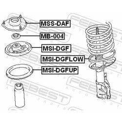 Ložisko pružnej vzpery FEBEST MSS-DAF - obr. 1