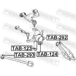 Uloženie riadenia FEBEST TAB-124 - obr. 1