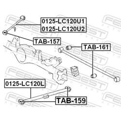 Uloženie riadenia FEBEST TAB-157 - obr. 1