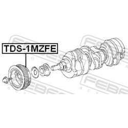 Remenica kľukového hriadeľa FEBEST TDS-1MZFE - obr. 1