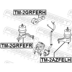 Uloženie motora FEBEST TM-2GRFEFR - obr. 1