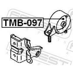 Uloženie motora FEBEST TMB-097 - obr. 1