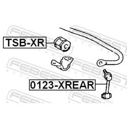 Uloženie priečneho stabilizátora FEBEST TSB-XR - obr. 1