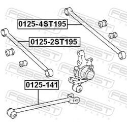 Rameno zavesenia kolies FEBEST 0125-4ST195 - obr. 1