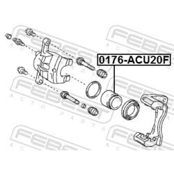 Piest brzdového strmeňa FEBEST 0176-ACU20F - obr. 1