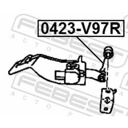 Tyč/Vzpera stabilizátora FEBEST 0423-V97R - obr. 1