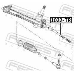 Axiálny čap tiahla riadenia FEBEST 1022-TR - obr. 1