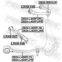 Rameno zavesenia kolies FEBEST 2924-L405FLFL - obr. 1