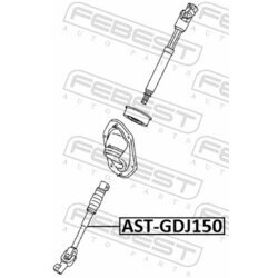 Hriadeľ riadenia FEBEST AST-GDJ150 - obr. 1