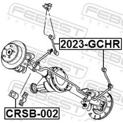 Uloženie priečneho stabilizátora FEBEST CRSB-002 - obr. 1