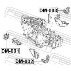 Uloženie motora FEBEST DM-003 - obr. 1