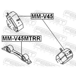 Uloženie motora FEBEST MM-V45MTRR - obr. 1