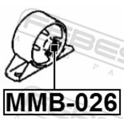 Uloženie motora FEBEST MMB-026 - obr. 1