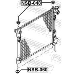 Uloženie chladiča FEBEST NSB-048 - obr. 1