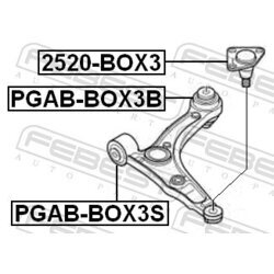 Uloženie riadenia FEBEST PGAB-BOX3B - obr. 1