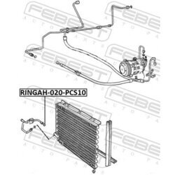 Tesniaci krúžok, vedenie chladiacej kvapaliny FEBEST RINGAH-020-PCS10 - obr. 1