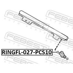 Tesniaci krúžok vstrekovacieho ventilu FEBEST RINGFL-027-PCS10 - obr. 1