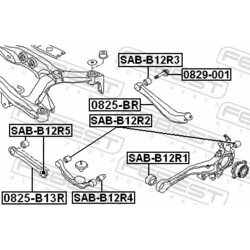 Uloženie riadenia FEBEST SAB-B12R1 - obr. 1