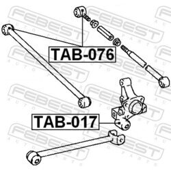 Uloženie riadenia FEBEST TAB-076 - obr. 1