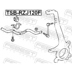 Uloženie priečneho stabilizátora FEBEST TSB-RZJ120F - obr. 1