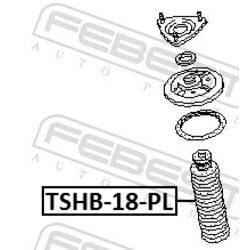 Ochranná sada tlmiča proti prachu FEBEST TSHB-18-PL - obr. 1