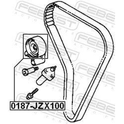 Napínacia kladka ozubeného remeňa FEBEST 0187-JZX100 - obr. 1