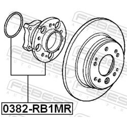 Náboj kolesa FEBEST 0382-RB1MR - obr. 1