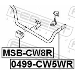 Stabilizátor podvozku FEBEST 0499-CW5WR - obr. 1