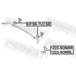 Tyč/Vzpera stabilizátora FEBEST 1223-SONRL - obr. 1