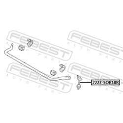 Tyč/Vzpera stabilizátora FEBEST 2223-SOR18R - obr. 1