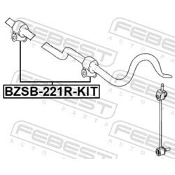 Opravná sada uloženia stabilizátora FEBEST BZSB-221R-KIT - obr. 1