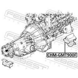 Uloženie motora FEBEST CHM-GMT900F - obr. 1