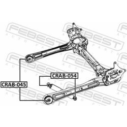 Puzdro, tlmič FEBEST CRAB-054 - obr. 1