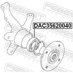 Ložisko kolesa FEBEST DAC35620040 - obr. 1