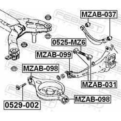 Uloženie riadenia FEBEST MZAB-098 - obr. 1