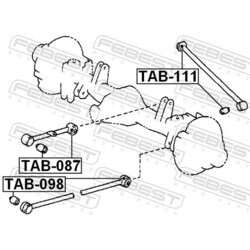 Uloženie riadenia FEBEST TAB-087 - obr. 1