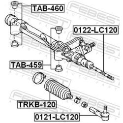 Uloženie prevodovky riadenia FEBEST TAB-460 - obr. 1