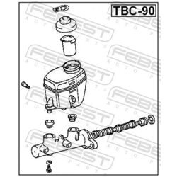 Hlavný brzdový valec FEBEST TBC-90 - obr. 1