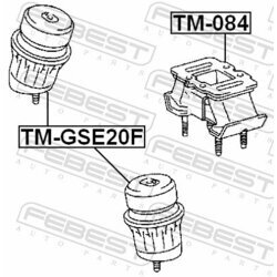 Uloženie motora FEBEST TM-GSE20F - obr. 1